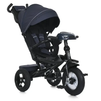Велосипед трехколесный Turbo Trike MT 1007-9 Темно-синий - Фото 1