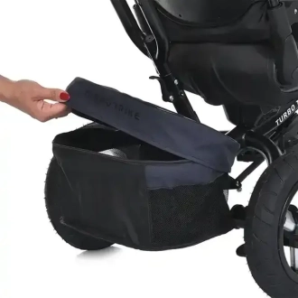 Велосипед трехколесный Turbo Trike MT 1007-9 Темно-синий - Фото 6