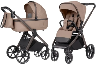 Коляска 2 в 1 Carrello Omega Deluxe CRL-6531 Paper Beige/Бежевый - Фото 5
