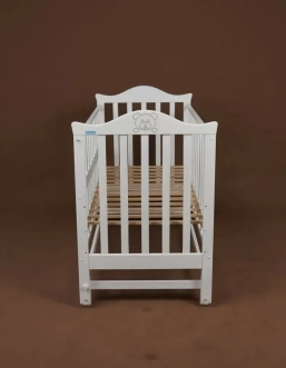 Кроватка детская Доминанта Тедди 120×60 см Белый - Фото 2