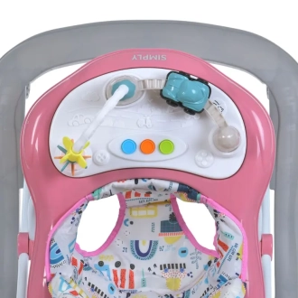 Ходунки детские El Camino ME 1215 SIMPLY Pink/Розовый - Фото 3