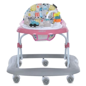 Ходунки детские El Camino ME 1215 SIMPLY Pink/Розовый - Фото 4