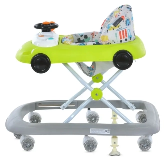 Ходунки детские El Camino ME 1216 CAR WAY Green-Gray/Серо-зеленый - Фото 1