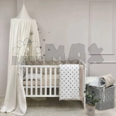 Комплект постельный MSonya (Маленькая Соня) Baby Mix Серо-бежевые сердечки 6 предметов Бежевый