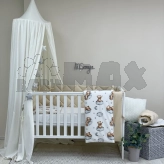 Комплект постельный MSonya (Маленькая Соня) Baby Mix Тедди 6 предметов Бежевый