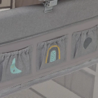 Кровать манеж Espiro Dream 108 Pink Smile/Розовый - Фото 2