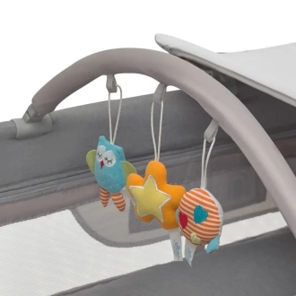 Кровать манеж Espiro Dream 117 Graphite Sketch/Графитовый - Фото 3