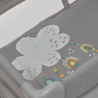 Кровать манеж Espiro Dream 117 Graphite Sketch/Графитовый - Фото 5