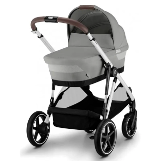 Коляска 2 в 1 Cybex Gazelle S Silver Stone Grey/Сірий - Фото 1