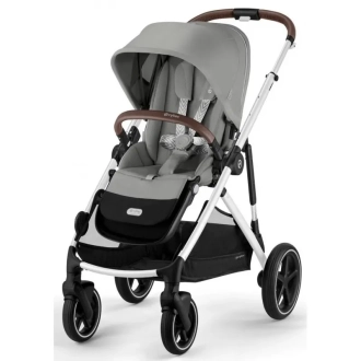 Коляска 2 в 1 Cybex Gazelle S Silver Stone Grey/Сірий - Фото 3