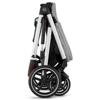 Коляска 2 в 1 Cybex Gazelle S Silver Stone Grey/Сірий - Фото 6