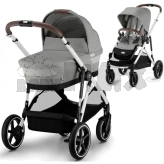 Коляска 2 в 1 Cybex Gazelle S Silver Stone Grey/Сірий