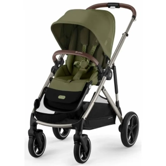 Коляска 2 в 1 Cybex Gazelle S Taupe Moss Green/Оливковий - Фото 6