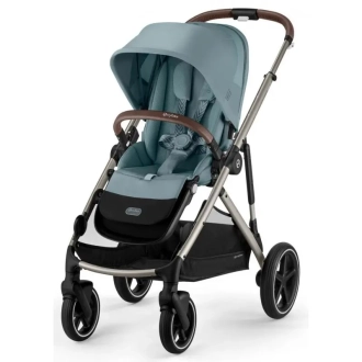 Коляска 2 в 1 Cybex Gazelle S Taupe Stormy Blue/Блакитний - Фото 6