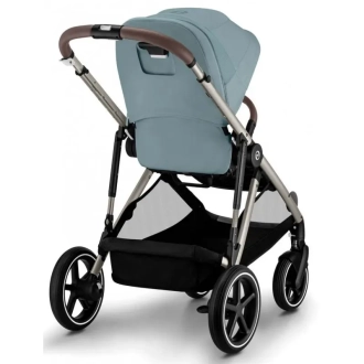 Коляска 2 в 1 Cybex Gazelle S Taupe Stormy Blue/Блакитний - Фото 7