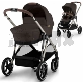 Коляска 2 в 1 Cybex Gazelle S Taupe Chocolate Brown/Коричневий