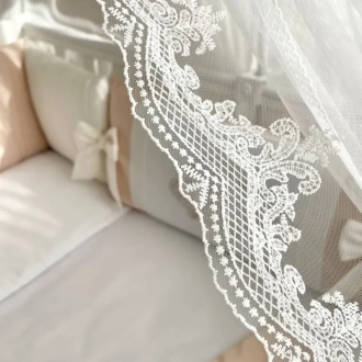 Комплект постельный MSonya (Маленькая Соня) Royal 6 предметов Крем - Фото 3