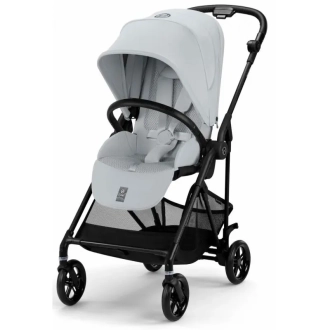 Коляска 2 в 1 Cybex Melio Carbon Fog Grey/Серый - Фото 1