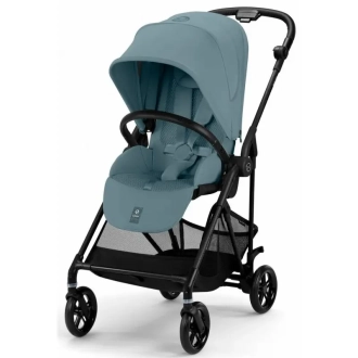 Коляска 2 в 1 Cybex Melio Carbon Stormy Blue/Блакитний - Фото 2