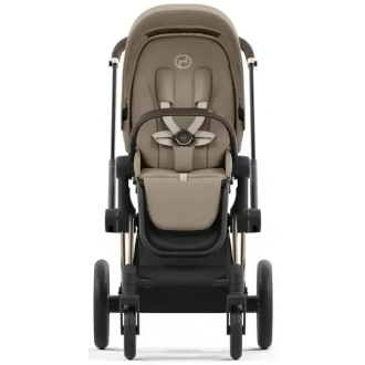 Коляска 2 в 1 Cybex Priam 2025 Cozy Beige шассі Rosegold Бежевий - Фото 1