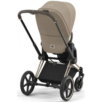 Коляска 2 в 1 Cybex Priam 2025 Cozy Beige шассі Rosegold Бежевий - Фото 5