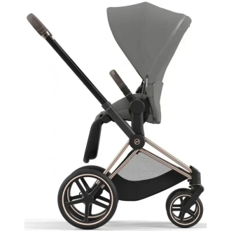 Коляска 2 в 1 Cybex Priam 2025 Mirage Grey шассі Rosegold Сірий - Фото 2