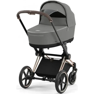 Коляска 2 в 1 Cybex Priam 2025 Mirage Grey шассі Rosegold Сірий - Фото 6