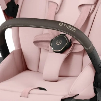 Коляска 2 в 1 Cybex Priam 2025 Peach Pink шассі Rosegold Рожевий - Фото 7
