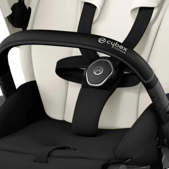 Коляска 2 в 1 Cybex Priam 2025 Off White шасі Chrome Black Details Білий - Фото 2