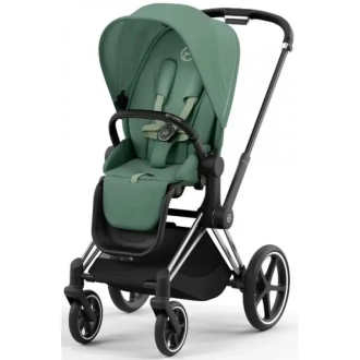 Коляска 2 в 1 Cybex Priam 2025 Leaf Green шасі Chrome Black Details Зелений - Фото 2