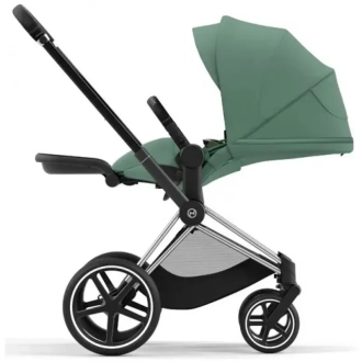 Коляска 2 в 1 Cybex Priam 2025 Leaf Green шасі Chrome Black Details Зелений - Фото 4