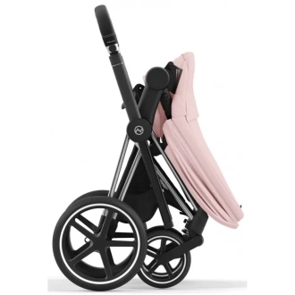 Коляска 2 в 1 Cybex Priam 2025 Peach Pink шасі Chrome Black Details Рожевий - Фото 10
