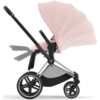 Коляска 2 в 1 Cybex Priam 2025 Peach Pink шасі Chrome Black Details Рожевий - Фото 8