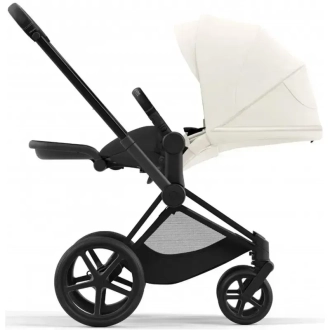 Коляска 2 в 1 Cybex Priam 2024 Off White шассі Matt Black Білий - Фото 4