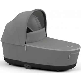 Коляска 2 в 1 Cybex Priam 2025 Mirage Grey шасси Matt Black Серый - Фото 5