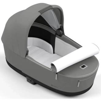 Коляска 2 в 1 Cybex Priam 2025 Mirage Grey шасси Matt Black Серый - Фото 6