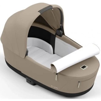 Коляска 2 в 1 Cybex Priam 2025 Cozy Beige шассі Matt Black Бежевий - Фото 7