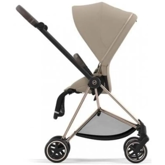 Коляска 2 в 1 Cybex Mios 4.0 Cozy Beige шасси Rose Gold Бежевий - Фото 3