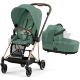 Коляска 2 в 1 Cybex Mios 4.0 Leaf Green шасси Rose Gold Зеленый