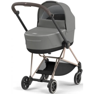 Коляска 2 в 1 Cybex Mios 4.0 Mirage Grey шасси Rose Gold Сірий - Фото 2