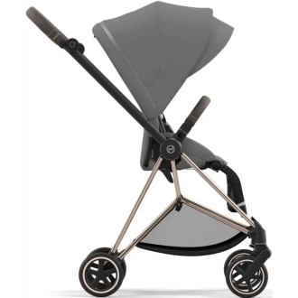 Коляска 2 в 1 Cybex Mios 4.0 Mirage Grey шасси Rose Gold Сірий - Фото 4