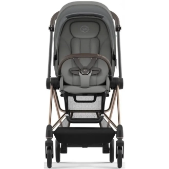Коляска 2 в 1 Cybex Mios 4.0 Mirage Grey шасси Rose Gold Сірий - Фото 5