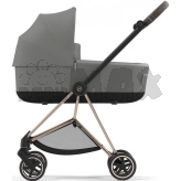Коляска 2 в 1 Cybex Mios 4.0 Mirage Grey шасси Rose Gold Серый