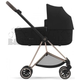 Коляска 2 в 1 Cybex Mios 4.0 Onyx Black шасси Rose Gold Черный