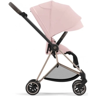 Коляска 2 в 1 Cybex Mios 4.0 Peach Pink шасси Rose Gold Розовый - Фото 4