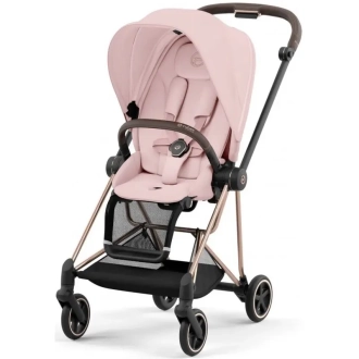 Коляска 2 в 1 Cybex Mios 4.0 Peach Pink шасси Rose Gold Розовый - Фото 8