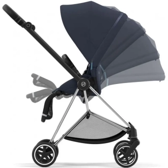 Коляска 2 в 1 Cybex Mios 4.0 Lux Dark Navy шасси Chrome Black Синій - Фото 11