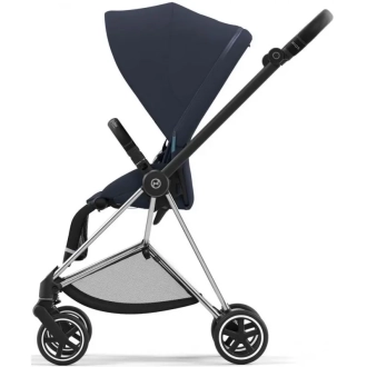 Коляска 2 в 1 Cybex Mios 4.0 Lux Dark Navy шасси Chrome Black Синій - Фото 3