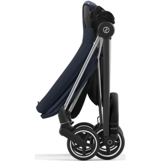 Коляска 2 в 1 Cybex Mios 4.0 Lux Dark Navy шасси Chrome Black Синій - Фото 4