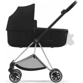 Коляска 2 в 1 Cybex Mios 4.0 Sepia Black шасси Chrome Black Чорний